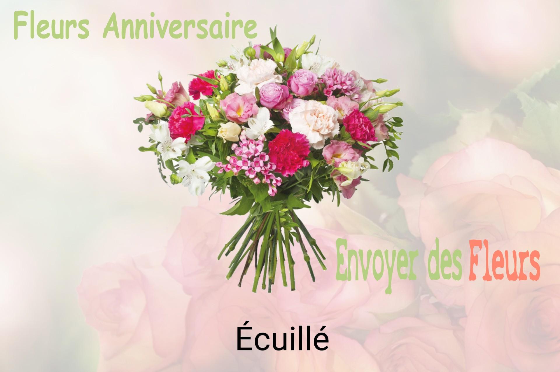 Bouquet de fleurs d’anniversaire livré à Écuillé